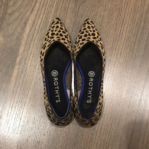 Rothy’s Leopard Point Flats - Picture 2 of 7